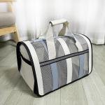 Lemmiklooma kandekott Outing kaasaskantav kassikoerte k&auml;ekott kokkupandav v&auml;ikese kuni keskmise koera puuri v&otilde;rgust k&auml;ekott 33x25x22cm