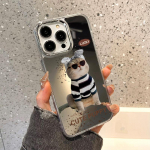 Mobiiltelefoni&uuml;mbrised iPhone 11 13 XR 15 Pro Max 12 14 Pro Max &uuml;mbris iPhone 16 XS Max Mirror kaitse&uuml;mbris Peegel peen multikas veekindel iPhone 11 Pro Max h&otilde;bedane liivav&auml;rv