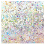 3D staatilised liimivabad piilumisvastased klaasikleebised V&auml;rvilised Poolkuu Vannitoa Privaatsus Pimendav mattklaaskile