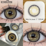 EYESHARE Colored Contact Lenses Bright Blue Fashion Annual Disposable Soft Lenses Pink Contact Lenses Purple Fashion Colored Lenses 1 Pair