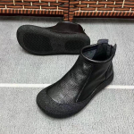 Nahast Lamedad Kingad Naiste Pahkluusaapad Disainer Retro T&otilde;mblukuga Kingad 2025 Trend Uus Br&auml;nd Pehmed Oxford Kingad Mugavad Talvised Botas De Mujer 39 must