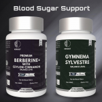 Veresuhkru tugi Gymnema Berberiin ja kaneel S&uuml;dame tervis Kardiovaskulaarne Pack = 60 Capsules