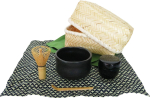 Yamako uus teetseremoonia Chaki Matcha komplekt must Tenmoku kauss 80617 must must