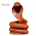 Puidust madu kujuke Vintage hiina sodiaagi maskott madu mudel, &otilde;nne minilooma kuju, skulptuur Feng shui t&ouml;&ouml;laua kaunistus roheline