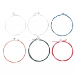 6 tk ekstra kerge v&auml;rvilise kattega fosfori pronksist akustilise kitarri keelde vahetus