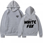 V&auml;rvilised kapuutsiga pusad, naiste unisex kapuutsiga pusad, esteetilised kapuutsiga pusad, vabaaja topid M valge