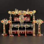 Naiste Hanfu Juuksekammid Pulmajuuksed Aksessuaarid Peakatted Ehted Pruudi peakate N&otilde;elpeakate