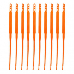 1/10 tk Rehvi lumeketid libisemisvastased rehviketid Universaalsed auto lumeketid maasturitele veoautodele h&auml;daolukorras reguleeritavad lumeketid vihma lumele liiva muda jaoks 1pc oranž