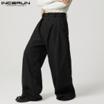 INCERUN Meeste lukuga vabaaja vaba k&otilde;rge v&ouml;&ouml;kohaga &uuml;likond, laiad p&uuml;ksid S must