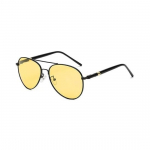 4Flaunt Full Rim Aviator p&auml;ikeseprillid meestele ja naistele ja 100% UV-kaitsega | Sulamist raam HD TAC objektiividega | Keskmine