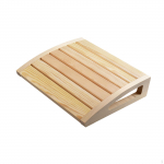 Wooden Sauna Headrest Supplies Comfortable to Use Bathroom Neck Support Pillow Backrest for