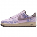 Nike Air Force 1 07 LV8 Madu Nahast Pakett - Nukk Unisex Tossud Lilla Taupe-Hall Koobas-Kivi HF2898-500 41