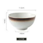 Vintage Loov Keraamiline Kauss Kodu Riisikauss Supikauss Salatikausid Magustoidukausid Pastakausid Restorani Erip&auml;rane Lauan&otilde;u