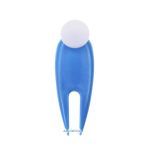 Golf Green Fork Ball Mark Repair Tool - Plastic muru ja Fairway Repair Fork kollane