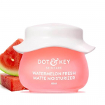 DOT & KEY Watermelon Superglow Matte &otilde;livaba niisutaja n&auml;ole arbuusiekstraktidega | Kerge geel, kontrollib liigset &otilde;li, niisutab | 60 ml