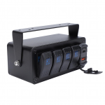 4-kohaline klahvl&uuml;litite paneel koos PD Type C QC3.0 USB-laadijaga, veekindel, universaalne sobivus autole, veoautole