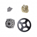 6T siduritrumli k&auml;igukast, 68T tagumine ketiratas, 25H kett 2-taktilisele 47cc 49cc Minimoto Pocketile