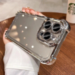 Luksuslik telefoni&uuml;mbris Samsung Galaxy A16 4G/5G A15 A14 LTE A13 5G 4G A12 A06 A05s A05 A04e A04s A04 A03 s&uuml;damiku p&otilde;rutuskindel l&auml;bipaistev kate Galaxy A16 4G/5G roosa