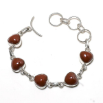 Dicorich Glass Handmade 925 Sterling Silver Jewelry Bracelet 7-8 t4g79