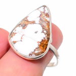 Wild Horse Handmade 925 Sterling Silver Jewelry Ring Size 10 k0a40