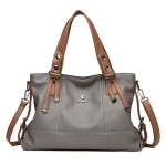 Uus Euroopa ja Ameerika Retro Moodne Tekstuuriga Praktiline Suur T&ouml;&ouml;kotid Vabaaja Pehme Nahast &Uuml;he&otilde;laline Crossbody Suure Mahutavusega Naiste Kott white