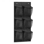 Ukse kohal rippuv kapp Kingahoidik Korraldaja Kingahoidja 6 taskuga kingariiul must