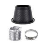 1 tk universaalne auto esikaitseraua sisselaske&otilde;hk Turbo &otilde;hu sisselasketoru komplekt ABS turbiini sisselaskekomplekt toru &otilde;hulehter s&uuml;sinikkiust v&auml;limus