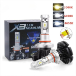 Autotuli H4 LED H7 H11 6000K HB3 9005 HB4 9006 Auto LED Esitulede Pirnid 50W 6000LM Esituli Auto 9012(HIR2)