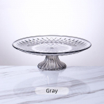 Tassikoogialus Vaagnataldrik Koogimagustoit Cupcake-puuviljataldrik Kerge purunemiskindel magustoidutaldrik Toidukvaliteediga ohutud serveerimiskausid 15cm hall v&auml;rv