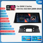 Ossuret BMW 5. seeriale E60 E61 E63 E64(2005-2008)CCC nutikate autos&uuml;steemidega, mis toetavad juhtmevaba Carplayd, Android Autot, intelligentne DVR RDS BT WIFI GPS 4G 4W 4G 32G AI
