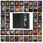 55 tk TCG kuldfooliumiga assortii kaarte, GX V-Vmax DX Charizardi kaart Tavaline/ebatavaline kaardi V-max kaardi kogumine One Size