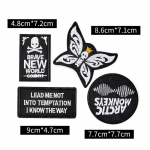 M&auml;rgi riidest kleebis riietele, p&uuml;kstele, plaastrikleebis, sulejope, teksap&uuml;kstele, augu paranduskleebis, muster, tikkikleebis Set 5