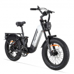 Cyrusher Kommoda 3.0 T&auml;iskasvanute V&auml;listingimustes E-Ratas 48V20AH Aku 250W Mootor Linn Elektri-M&auml;giratas 20-tollised Maastikurehvid Elektrijalgratas oranž