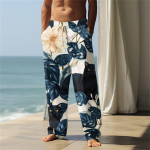 Hawaiian men's printed casual pants L