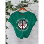 YYFS Naiste moe vabaaja suve kevadlillemustriga l&uuml;hikeste varrukatega pluusid ja s&auml;rgid S