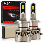 2 tk H7 H4 LED Canbus Auto Esitule Pirnid 140W 60000LM H1 H11 H8 HB3 9005 HB4 9006 9012 Hir2 LED Esituli Auto Turbo Lamp VW Ford jaoks 6500K Valge H7