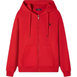 Polo Ralph Lauren Kevad/Suvi 24 Kapuutsiga Hobuse logoga Pikkade varrukatega sviiter Meeste sviiter Punane 710883329-004 M