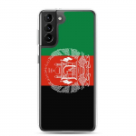 Coque T&eacute;l&eacute;phone &ndash; Samsung &ndash; Galaxy S21 Ultra &ndash; Drapeau Afghanistan &ndash; Souple &ndash; mitmev&auml;rviline
