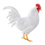 Metallist kuke dekoratsioon seinale v&otilde;i uksele, kuke silt, realistlik kuke dekoratsioon talumaja elutoa, veranda, hoovi jaoks C