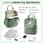 Naiste seljakott Poiste T&uuml;drukute raamatukott &Otilde;pilase Teismelise Laste Seljakott Koolikott Seljakott Mochila, Kolledži Kooli Seljakott roheline