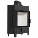 Steel fireplace KRATKI LUCY 15 kW &Oslash; 200 self closing door