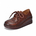 Johnature Ehtne Nahk Kiiludega Kingad Mitmek&uuml;lgsed Mugavad Pehme Tallaga Paeladega Nelja Hooaja Kingad 40 tumepruun v&auml;rv