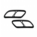 Tail Throat Pipe Modified Cover Trim For Volvo V90 S90 S60 V60 Car Exhaust Tail Pipes Frame Car accessories s90 2016-2025