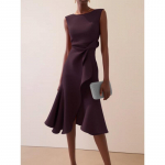 DAFIFY Naistemood suvise kevade &uuml;hev&auml;rvilise tr&uuml;kiga varrukateta O-kaelusega vabaajakleidid XL tumelilla v&auml;rv