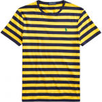 Polo Ralph Lauren Custom Slim Fit Triibuline Puuvillane Kootud L&uuml;hikeste Varrukatega T-s&auml;rk Meeste Topid 710823560-004 XXL