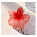 2/4/6 tk Mood naiste lillelised juuksek&uuml;&uuml;ned Hawaii gradientidega juukseklambrid puhkuse rannastiil 1PCS*(4cm)
