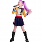 Tr&uuml;kiga Naljakad Laulja B&auml;ndi Teemapeo Cosplay Kost&uuml;&uuml;mid Lastele T&uuml;drukutele Halloweeni J&otilde;ulufestivali M&auml;ngimiseks Kost&uuml;&uuml;m 130cm