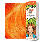 Streax Professional Hold & Play Funky Colour Oomphy Orange poolp&uuml;siv juuksev&auml;rv 100g Elav v&auml;limus