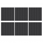 Large Cork Bulletin Board 11.8 x 11.8 Polyester Nail Boards Multi-Purpose Notes Photos Organizer for Office Home Classroom 6pcs