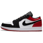 Air Jordan 1 Low Black Toe Unisex tossud Punane Valge Must-Gym-Red 553558-116 44